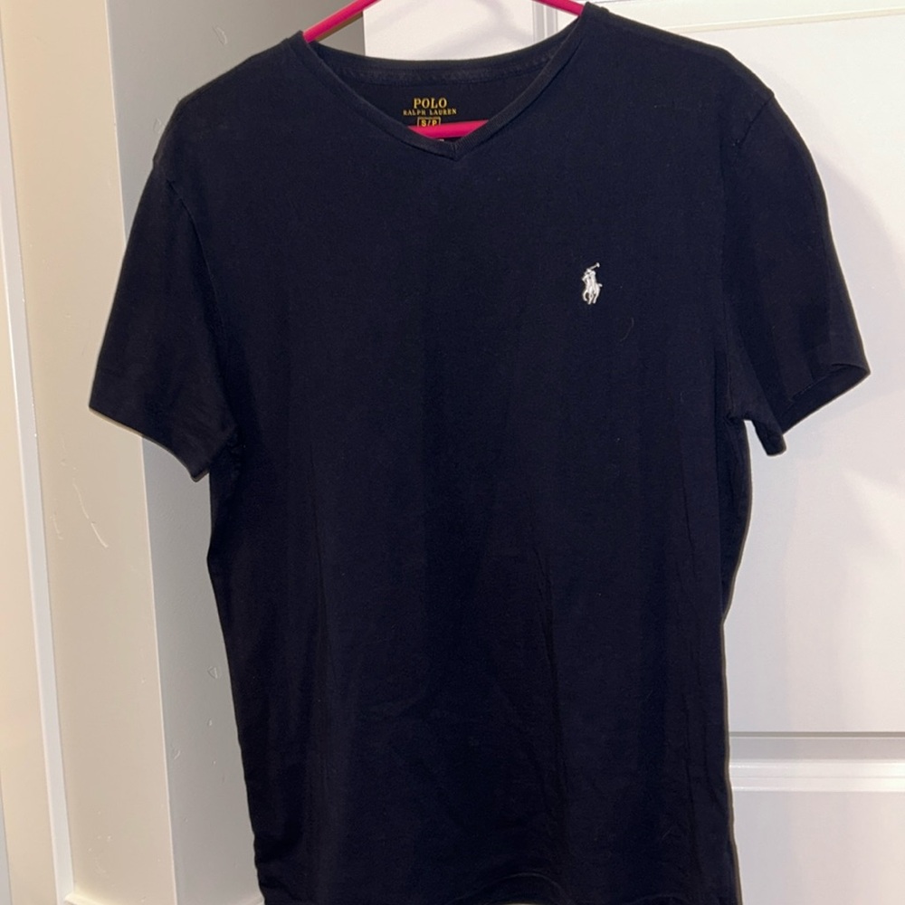 navy blue polo
